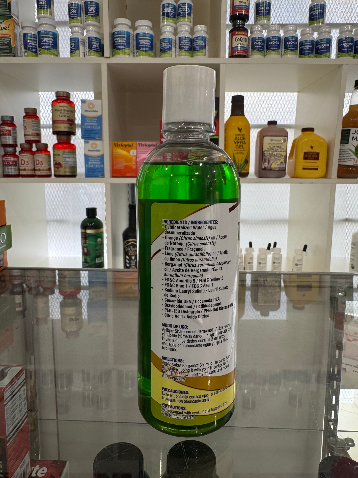 Shampoo de Bergamota