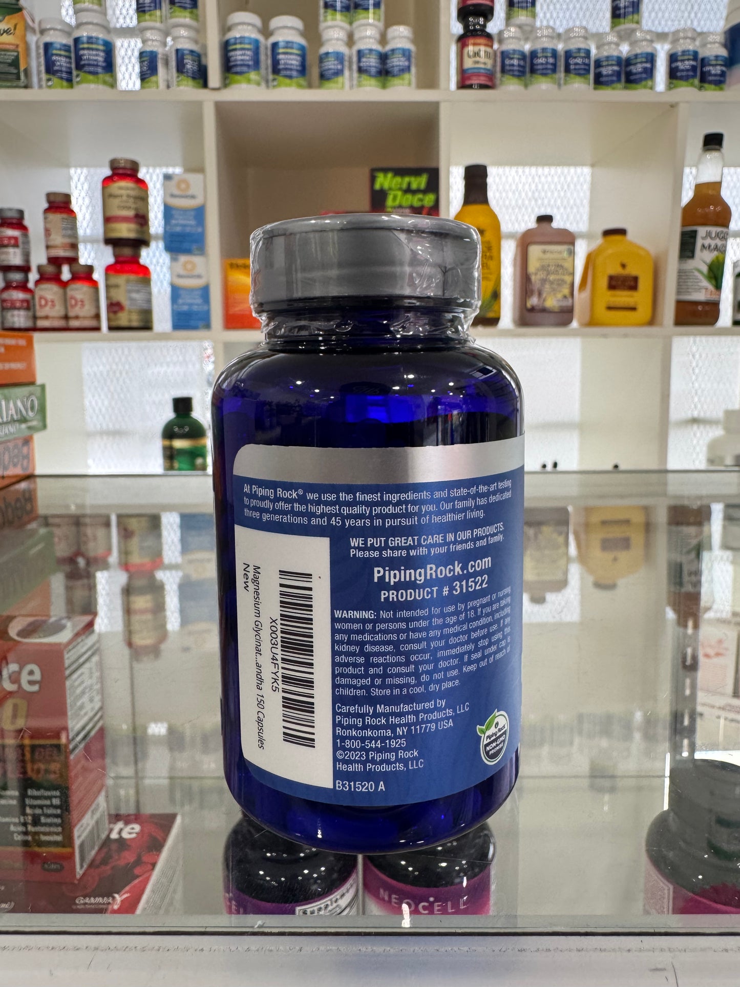 Magnesium: Glycinate & Ashwagandha 150 capsules